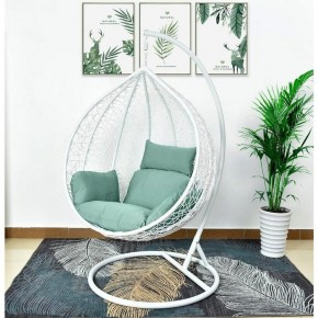Подвесное кресло AFM-168A-XL White/Green в Салехарде - salekhard.mebel24.online | фото