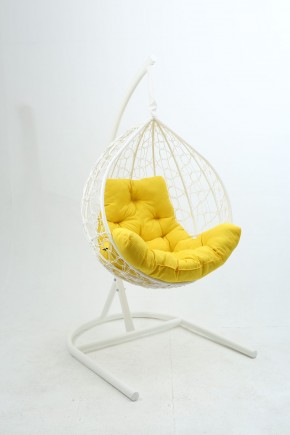 Подвесное кресло Бароло (белый/желтый) в Салехарде - salekhard.mebel24.online | фото