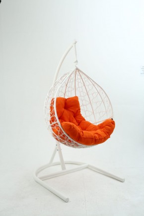 Подвесное кресло Бароло (белый/оранжевый) в Салехарде - salekhard.mebel24.online | фото