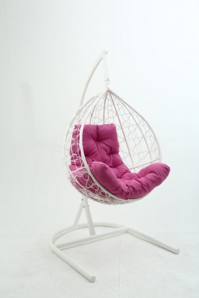 Подвесное кресло Бароло (белый/розовый) в Салехарде - salekhard.mebel24.online | фото