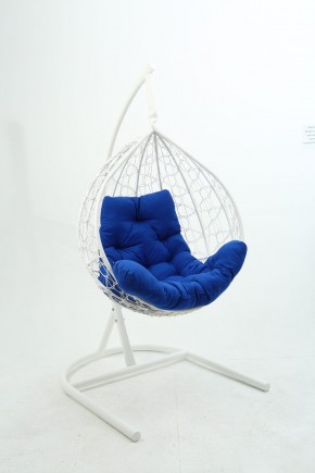 Подвесное кресло Бароло (белый/синий) в Салехарде - salekhard.mebel24.online | фото