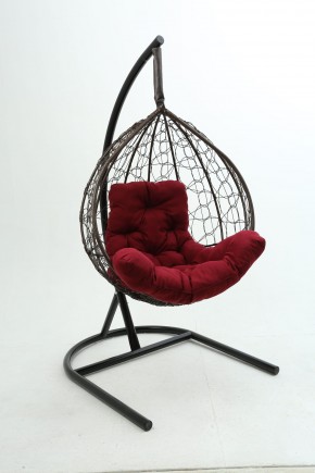 Подвесное кресло Бароло (коричневый/бордо) в Салехарде - salekhard.mebel24.online | фото