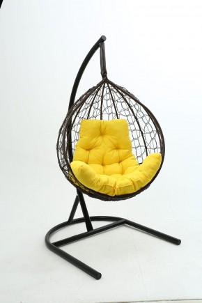 Подвесное кресло Бароло (коричневый/желтый) в Салехарде - salekhard.mebel24.online | фото