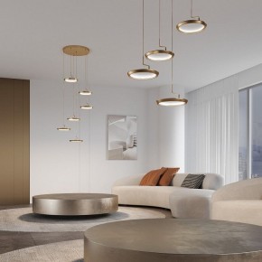 Подвесной светильник Eurosvet Crespella 90034/6 золото в Салехарде - salekhard.mebel24.online | фото 4