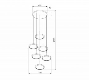 Подвесной светильник Eurosvet Crespella 90034/6 золото в Салехарде - salekhard.mebel24.online | фото 5