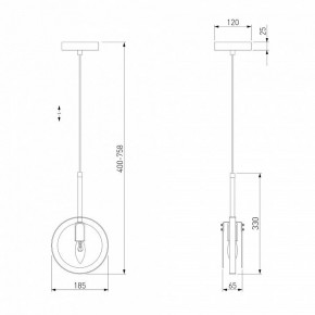 Подвесной светильник Eurosvet Gallo 50121/1 белый в Салехарде - salekhard.mebel24.online | фото 4