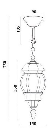 Подвесной светильник Feron 8105 11103 в Салехарде - salekhard.mebel24.online | фото 4