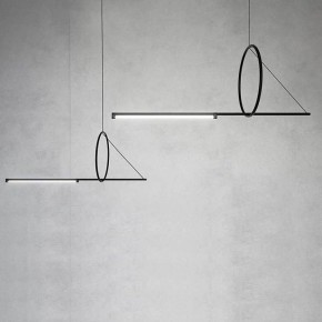 Подвесной светильник Imperiumloft Suspension Cercle Et Trait – Graphite Satine 40.1282-0 в Салехарде - salekhard.mebel24.online | фото 4