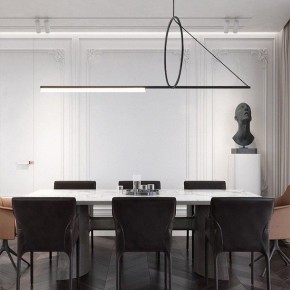Подвесной светильник Imperiumloft Suspension Cercle Et Trait – Graphite Satine 40.1282-0 в Салехарде - salekhard.mebel24.online | фото 6