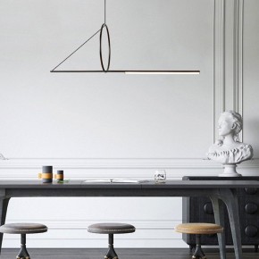 Подвесной светильник Imperiumloft Suspension Cercle Et Trait – Graphite Satine 40.1282-0 в Салехарде - salekhard.mebel24.online | фото 8