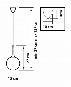 Подвесной светильник Lightstar Globo 813013 в Салехарде - salekhard.mebel24.online | фото 3