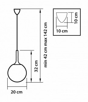 Подвесной светильник Lightstar Globo 813021 в Салехарде - salekhard.mebel24.online | фото 3