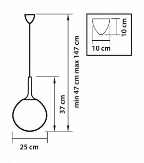 Подвесной светильник Lightstar Globo 813032 в Салехарде - salekhard.mebel24.online | фото 3