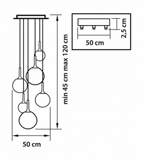 Подвесной светильник Lightstar Globo 813063 в Салехарде - salekhard.mebel24.online | фото 3