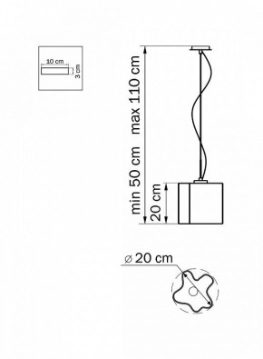 Подвесной светильник Lightstar Nubi 802110 в Салехарде - salekhard.mebel24.online | фото 3