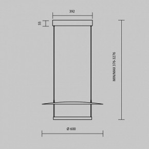 Подвесной светильник Maytoni Ambience MOD280PL-L30B3K1 в Салехарде - salekhard.mebel24.online | фото 4
