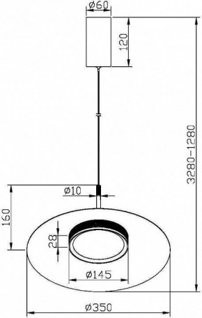 Подвесной светильник Maytoni Halo MOD041PL-L15B3K1 в Салехарде - salekhard.mebel24.online | фото 5