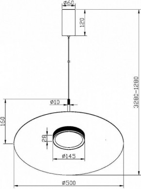 Подвесной светильник Maytoni Halo MOD041PL-L15W3K1 в Салехарде - salekhard.mebel24.online | фото 4