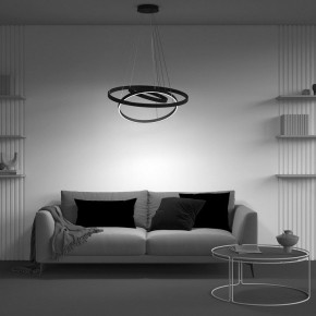 Подвесной светильник Maytoni Halo MOD058PL-L100BK в Салехарде - salekhard.mebel24.online | фото 5