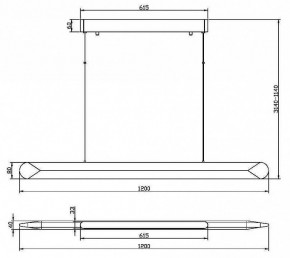 Подвесной светильник Maytoni Motion MOD276PL-L40B3K в Салехарде - salekhard.mebel24.online | фото 3