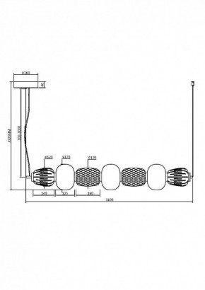 Подвесной светильник Maytoni Pattern MOD267PL-L42CH3K в Салехарде - salekhard.mebel24.online | фото 4