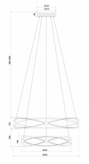 Подвесной светильник Maytoni Weave MOD062PL-L103CH3K в Салехарде - salekhard.mebel24.online | фото 9