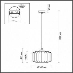 Подвесной светильник Odeon Light Binga 4746/1 в Салехарде - salekhard.mebel24.online | фото 6