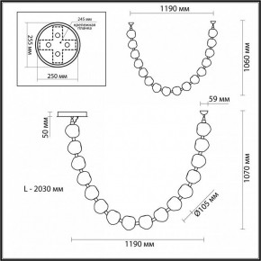 Подвесной светильник Odeon Light Jemstone 5085/64L в Салехарде - salekhard.mebel24.online | фото 7
