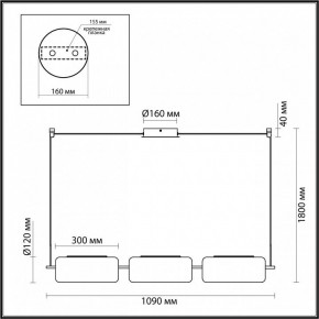 Подвесной светильник Odeon Light Kavia 5003/30L в Салехарде - salekhard.mebel24.online | фото 4