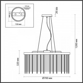 Подвесной светильник Odeon Light York 4788/10 в Салехарде - salekhard.mebel24.online | фото 5