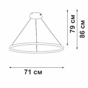 Подвесной светильник Vitaluce V2516 V2516-8/3S в Салехарде - salekhard.mebel24.online | фото 3