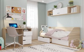 Полка 2032 АНТАЛИЯ (Сонома/Белый софт) в Салехарде - salekhard.mebel24.online | фото 2