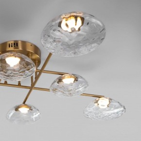 Потолочная люстра Eurosvet Ripple 50389 LED латунь в Салехарде - salekhard.mebel24.online | фото 6