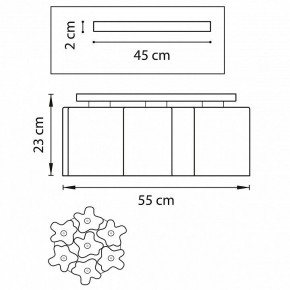 Потолочная люстра Lightstar Nubi 802073 в Салехарде - salekhard.mebel24.online | фото 2