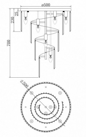 Потолочная люстра Maytoni Louis RC007CL-08CH в Салехарде - salekhard.mebel24.online | фото 3