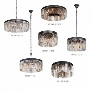 Потолочная люстра Vitaluce V5180 V5180-1/8PL в Салехарде - salekhard.mebel24.online | фото 4