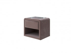 PROxSON Тумба Cube (Ткань: Велюр Shaggy Chocolate) 52x41 в Салехарде - salekhard.mebel24.online | фото