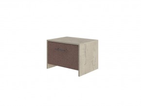 PROxSON Тумба Varna (ЛДСП+ткань Бунратти/Tesla Брауни) 51x40 в Салехарде - salekhard.mebel24.online | фото