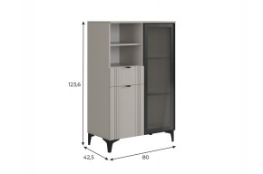 РИЧ Комод 2 со стеклом в Салехарде - salekhard.mebel24.online | фото 2