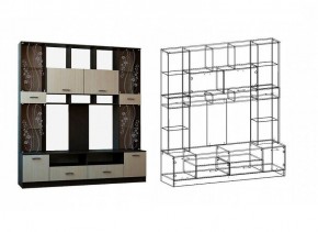 САБИНА ГОСТИНАЯ НАБОР №ВД-2 (венге/дуб белфорт) в Салехарде - salekhard.mebel24.online | фото 2