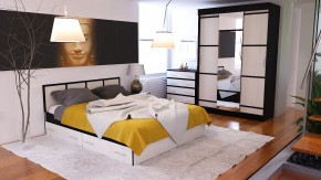 Сакура спальня № 1 Комод + Зеркало + Кровать 1600 + Тумба + Шкаф-купе 1500, сп.м. 1600х2000 мм., б/м, основание есть, ун. сб. в Салехарде - salekhard.mebel24.online | фото 5