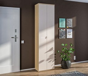 Шкаф 2 дверный Афина СБ-3312 (Дуб винченца/Кашемир серый) в Салехарде - salekhard.mebel24.online | фото