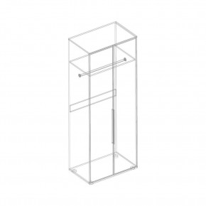 Шкаф 2-ств. для одежды "Лео" в Салехарде - salekhard.mebel24.online | фото 3