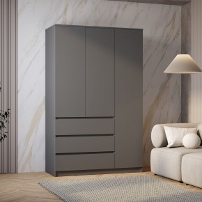 Шкаф 3-х створчатый Симпл ШК-08 (графит) в Салехарде - salekhard.mebel24.online | фото 3
