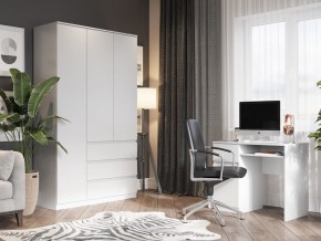 Шкаф 3-ств. с 3 ящиками "Бьянко" в Салехарде - salekhard.mebel24.online | фото 4