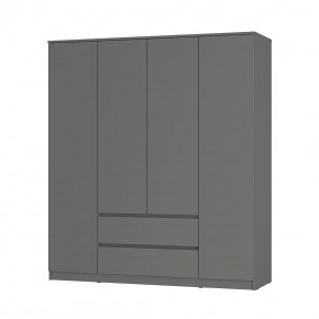 Шкаф 4-х створчатый Симпл ШК-13 (графит) в Салехарде - salekhard.mebel24.online | фото 1