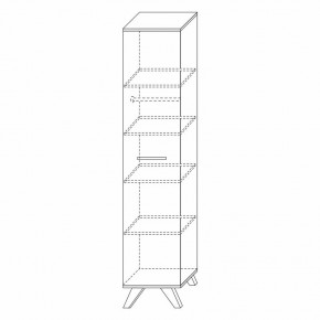 Шкаф 400 Вега Скандинавия в Салехарде - salekhard.mebel24.online | фото 4