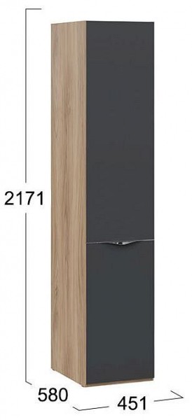Шкаф для белья Глосс СМ-319.07.111 в Салехарде - salekhard.mebel24.online | фото 4