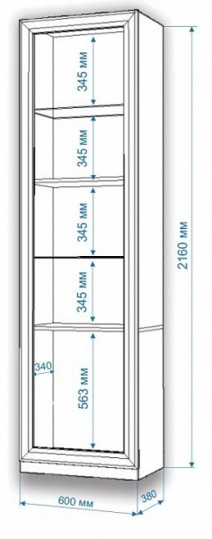 Шкаф для белья Нобиле ВтВ-ФГД-ФГК в Салехарде - salekhard.mebel24.online | фото 3