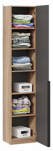 Шкаф для белья Порто СМ-393.07.211 в Салехарде - salekhard.mebel24.online | фото 3